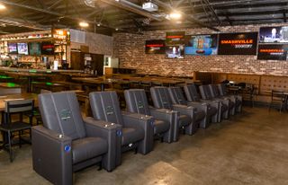 Happy’s Sports Lounge gives customers a variety of ways to socialize, play and view sporting events with video displays in abundance throughout, fed and controlled via a Key Digital AV over IP system