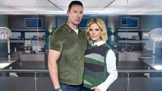 Jack Hodgson (played by David Caves) and Dr. Nikki Alexander (Emilia Fox) in 'Silent Witness' season 29