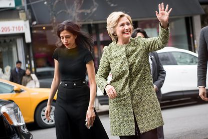Huma Abedin and Hillary Clinton