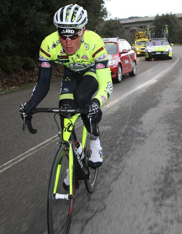 Dmytro Grabovskyy (ISD Neri) on the attack on stage 1.