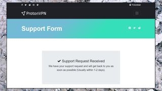 ProtonVPN Support