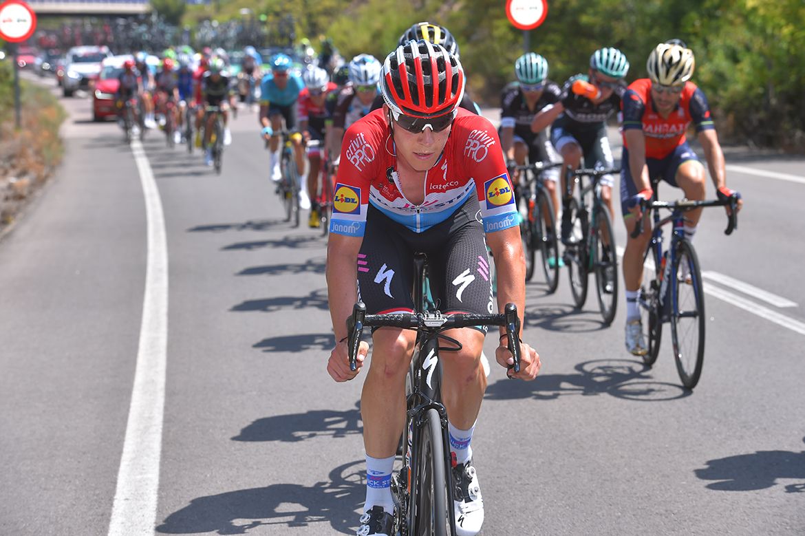 Bob Jungels (Quick-Step Floors) in the breakaway