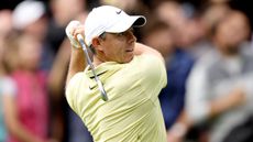 Rory McIlroy takes a shot at the BMW PGA Championship at Wentworth