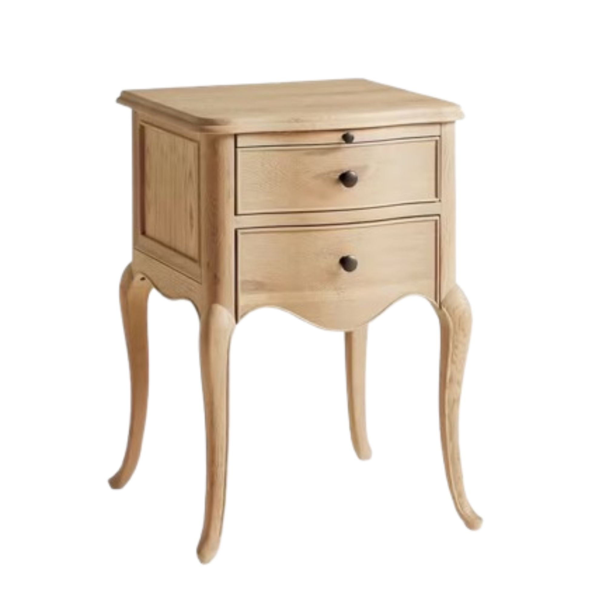 John Lewis Louis Bedside Table, Oak