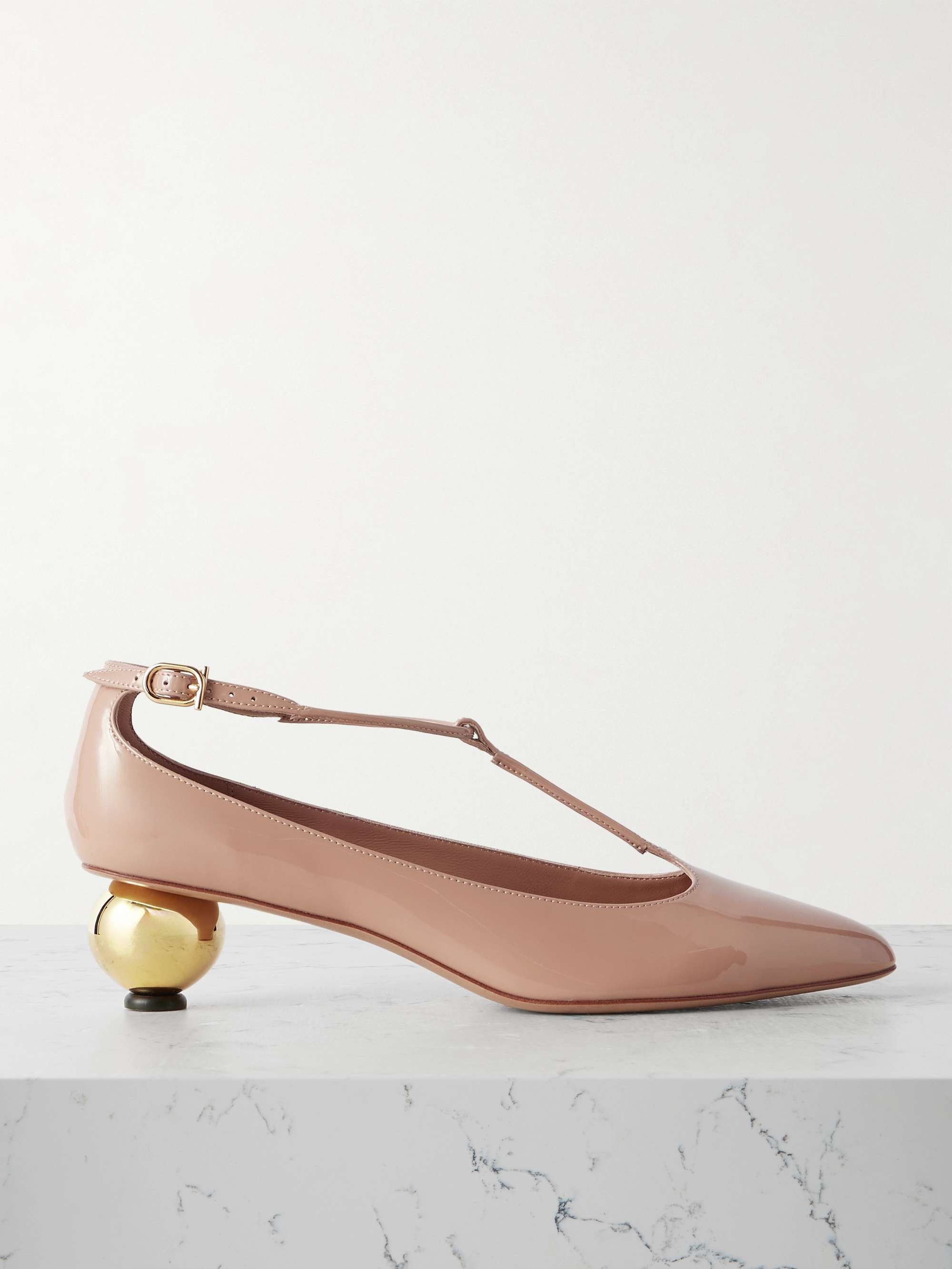 Tania Patent-Leather Mary Jane Pumps