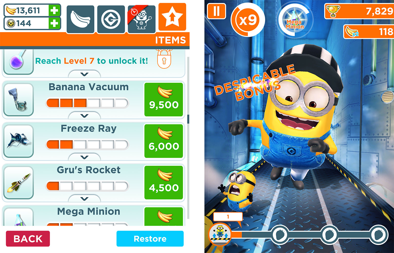 Игра миньоны бегать. Миньон Раш костюмы. Minion Rush костюмы. Миньоны Старая версия. Minion Rush Химработник.