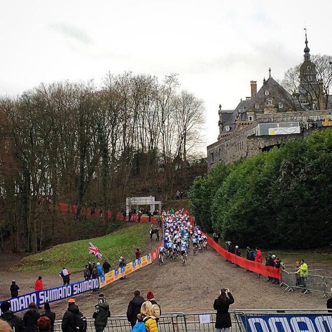 Cyclo-cross and Christmas look different in Belgium.