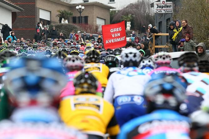 Fans of Greg van Avermaet were on hand.