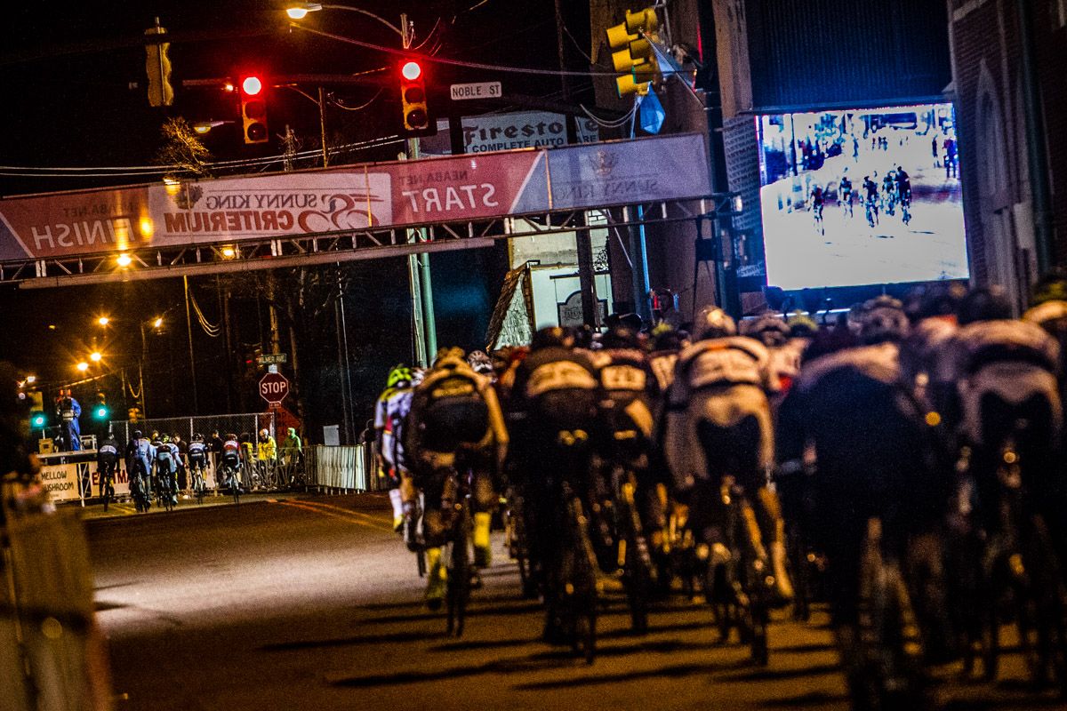 The men chase as another break goes up the road