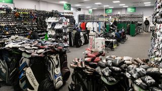 The shop floor at Golf Clubs 4 Cash