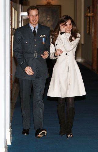 Prince William and Kate Middleton at RAF graduation