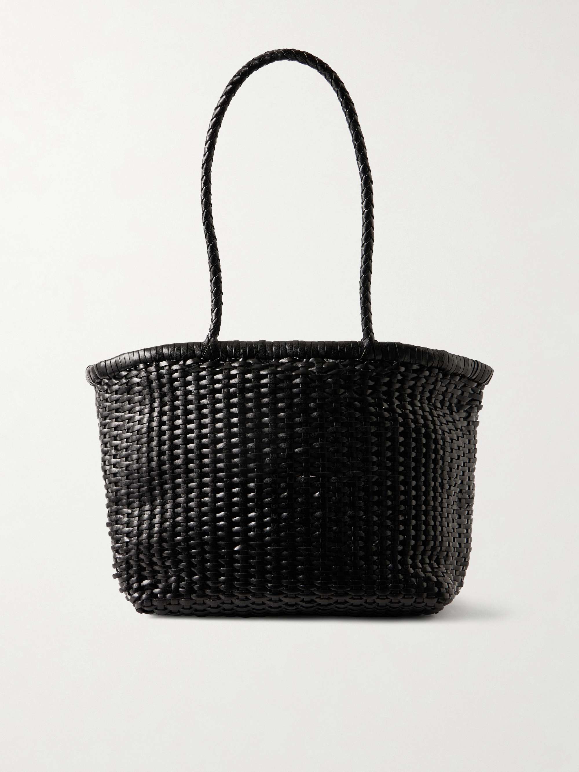 B Weave Small Woven Leather Tote