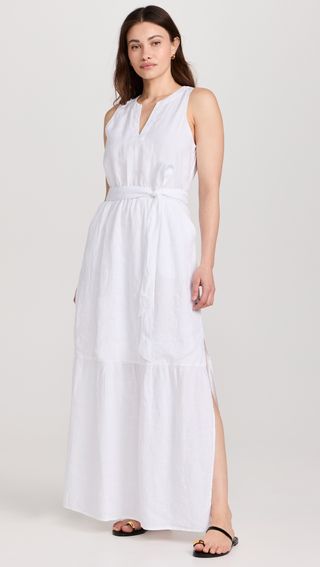 Stella Linen Maxi Dress