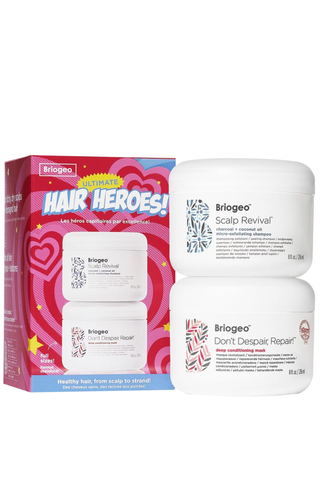 Briogeo Ultimate Hair Heroes Scalp Scrub Shampoo and Deep Conditioning Mask Value Set