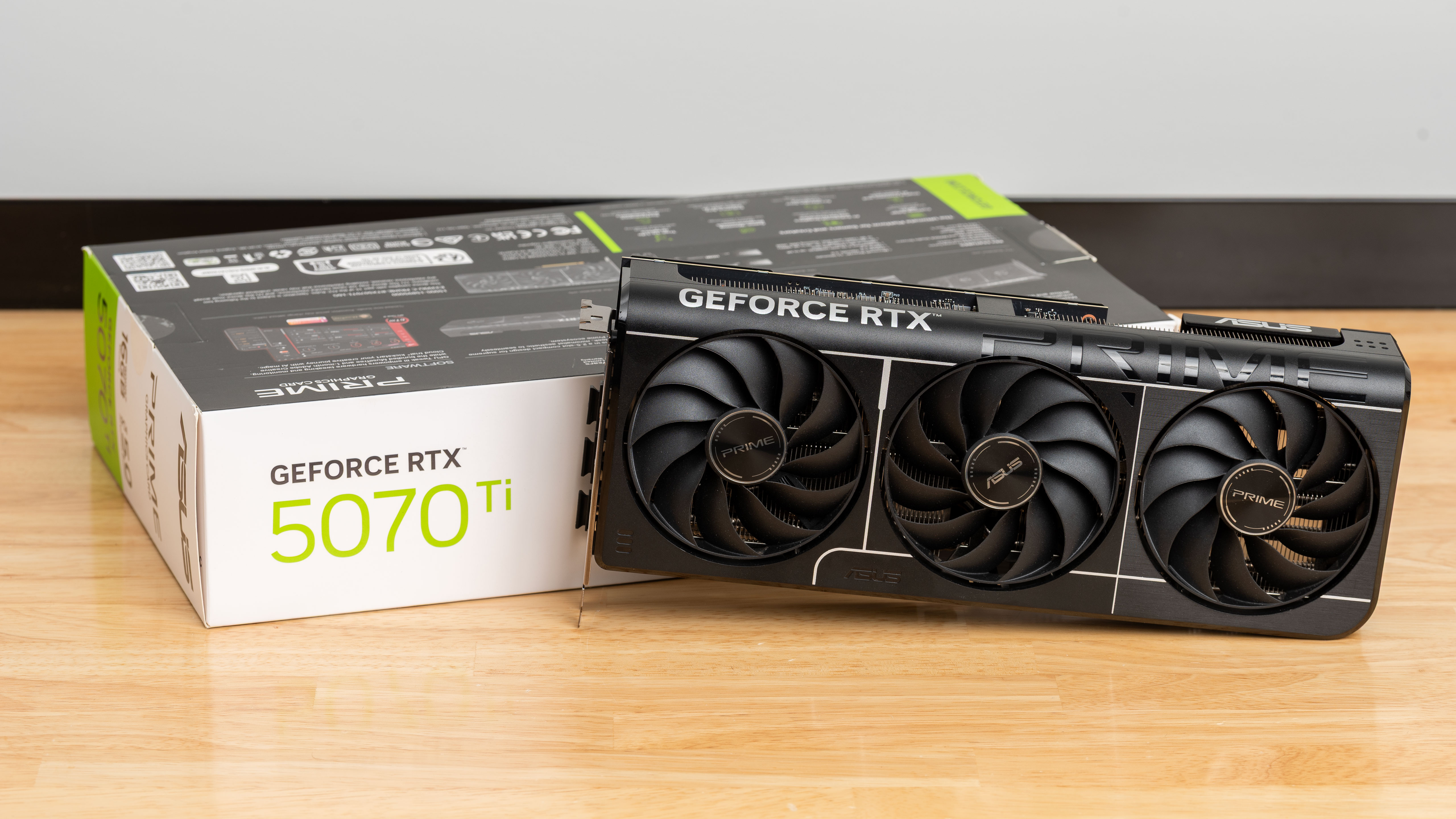 A GeForce RTX 5070 Ti graphics card