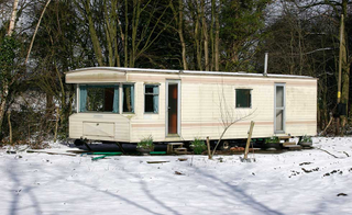 Caravan living on site