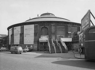 The exterior of The Roundhouse, pictured in 1967