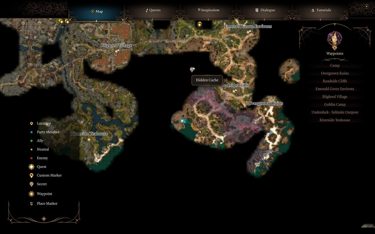a map showing the way to buried treasure