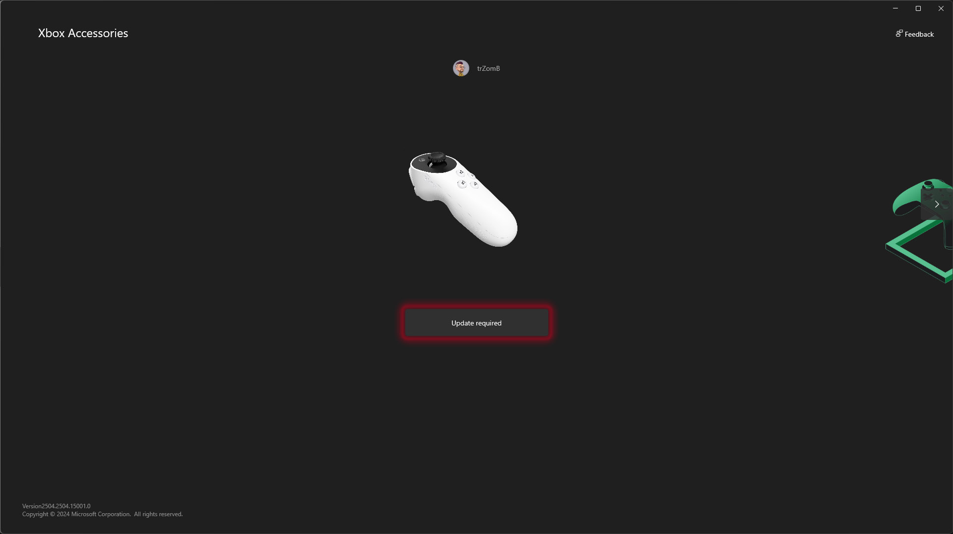 Xbox Adaptive Joystick settings in Xbox Accessories app on Windows 11