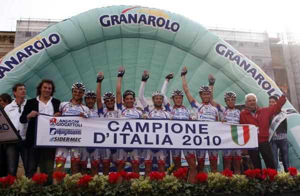 Androni Giocattoli is the Campione d'Italia 2010
