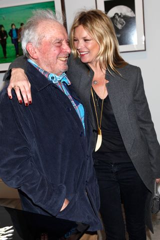 Kate Moss showers David Bailey with adoration at his Stardust Exhibition