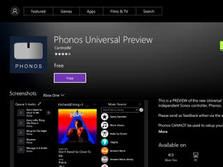 marts Sjældent uøkonomisk Third-party Sonos app Phonos is now available for the Xbox One | Windows  Central