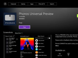 Third-party Sonos Phonos is available the Xbox One Windows Central