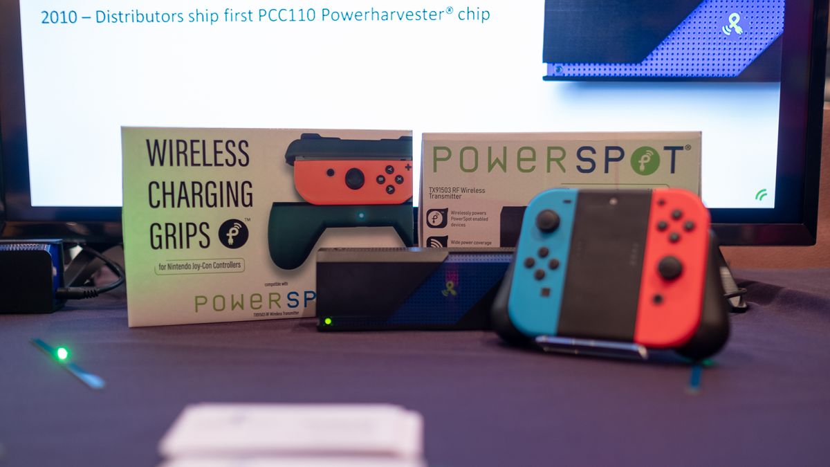 Powercast的nintendo Switch空中充电器提供真正的无线电源