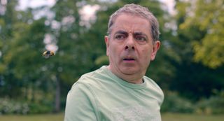 Rowan Atkinson as Trevor Bingley in Man Vs Bee