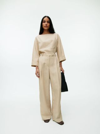 Lyocell Linen Trousers