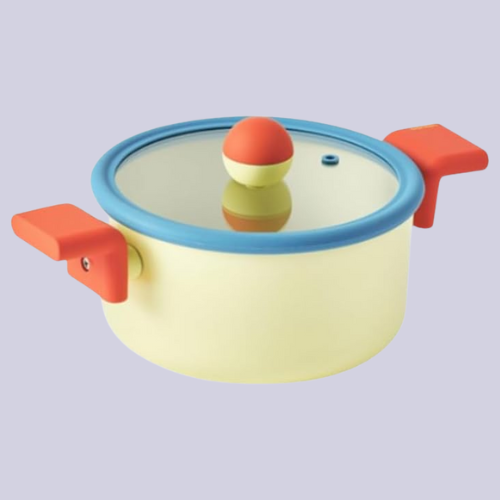 Neoflam Danish Forged 8&quot; Stock Pot | for Stovetops and Induction | Made in Korea (2.7qt / 20cm)