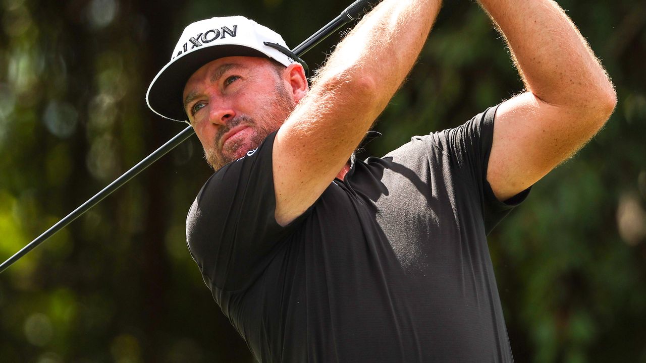 Graeme McDowell during the 2022 LIV Golf Team Championship at Trump National Doral