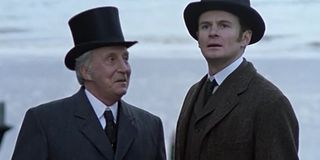 Ian Richardson and Charles Edwards in Murder Rooms