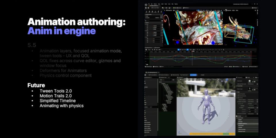 Epic Games slide on the future of Unreal Engine