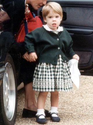 Princess Eugenie, Winkfield Montessori School Windsor, aged 2 in 1992