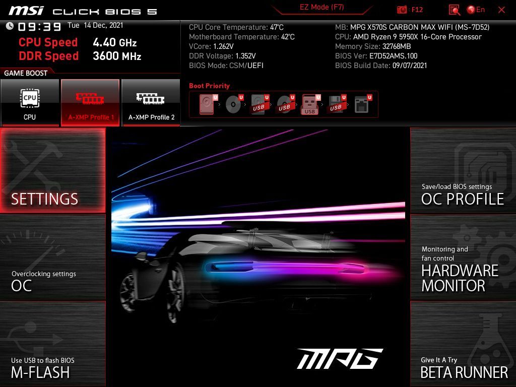 MSI X570S Carbon EK X