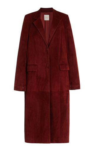 Long Run Suede Coat