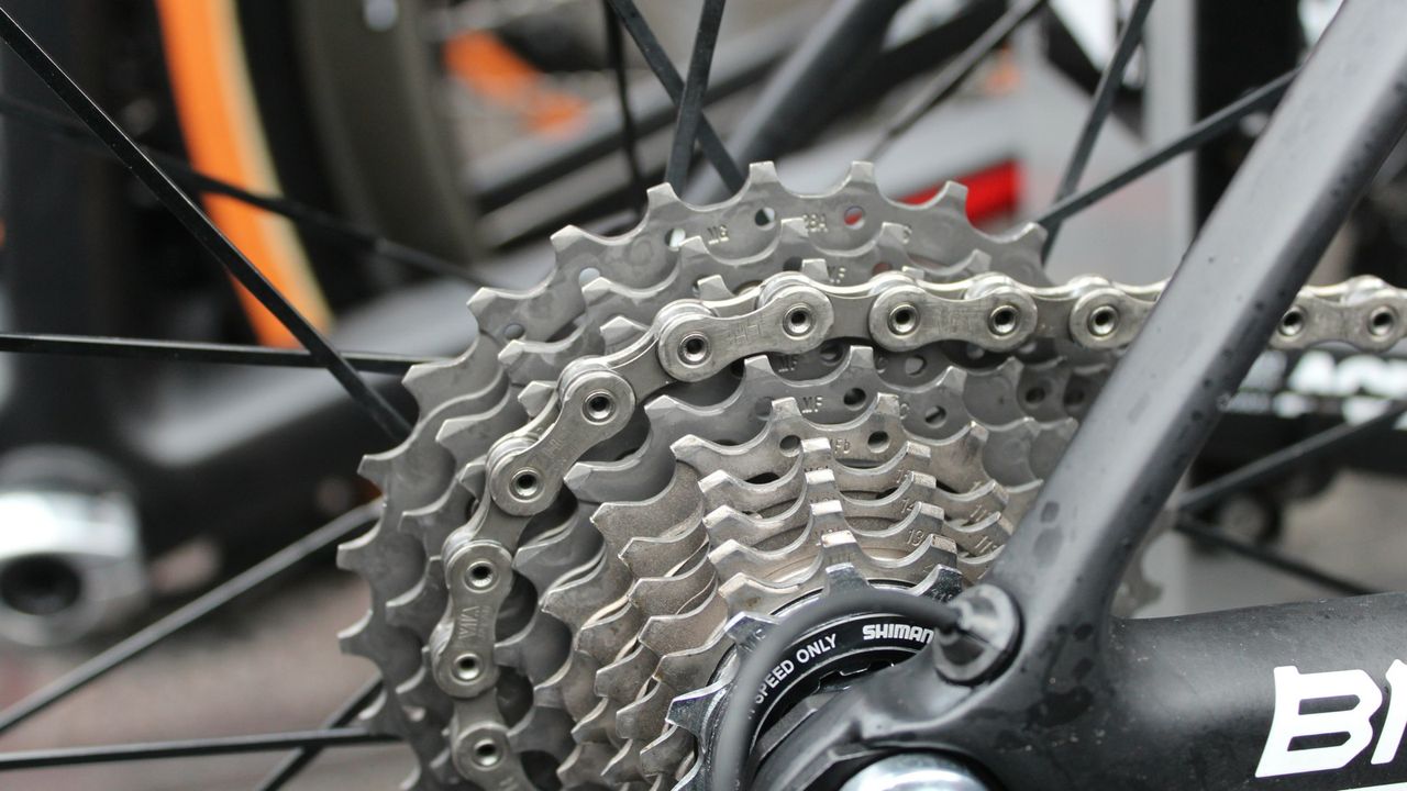 The 11-28 cassette is a common sight at the Tour of Flanders. The cobbled hills aren't long, but they are steep and narrow