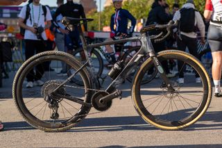 The Reverb Riders team bike at the Gravel World Championships.