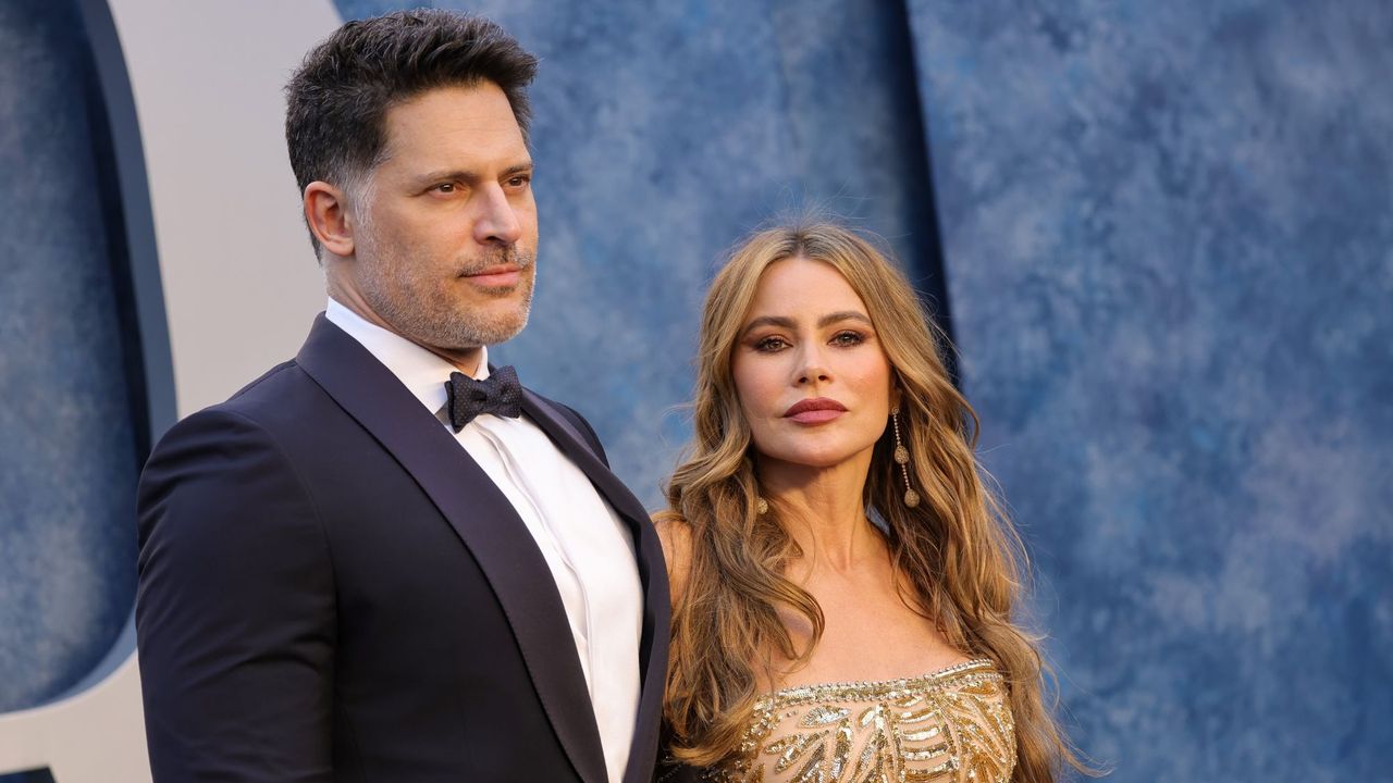 Joe Manganiello and Sofía Vergara attend the 2023 Vanity Fair Oscar Party in 2023