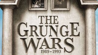 A gravestone bearing the inscription 'The Grunge Wars: 1989 - 1993)