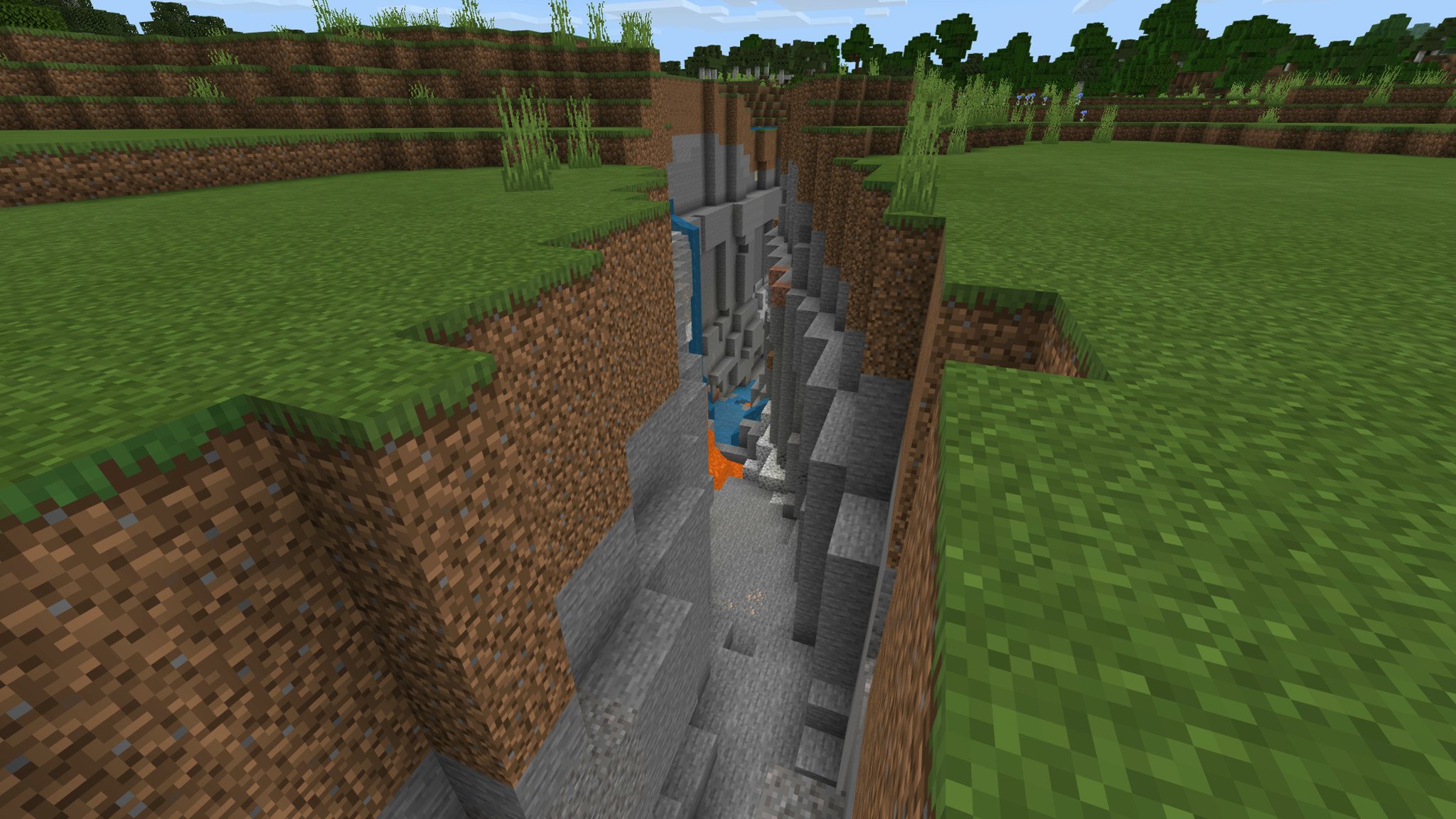 Minecraft ravine