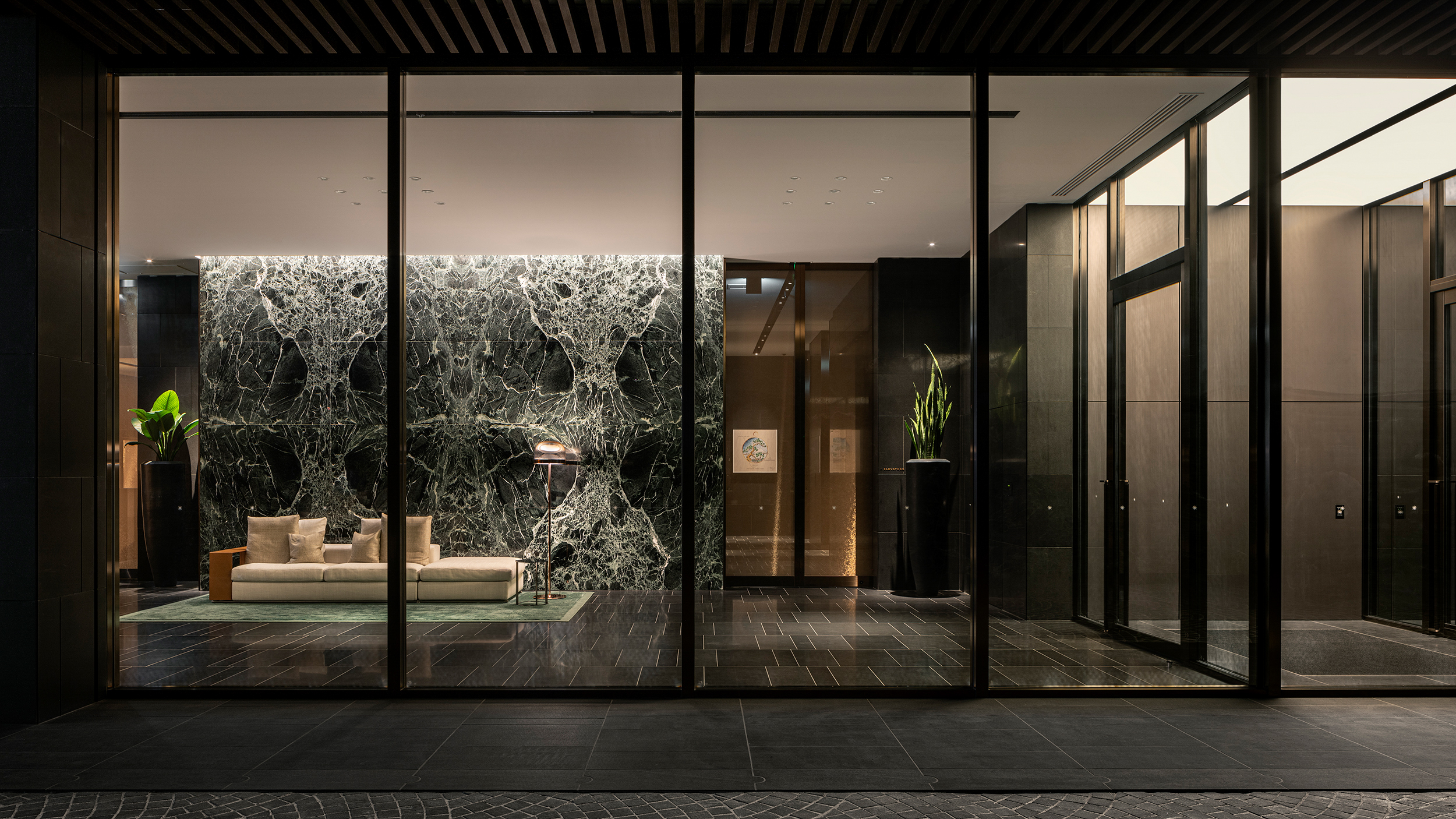 Flexform Groundpiece sofa at the Bulgari Hotels &amp;amp; Resorts Tokyo