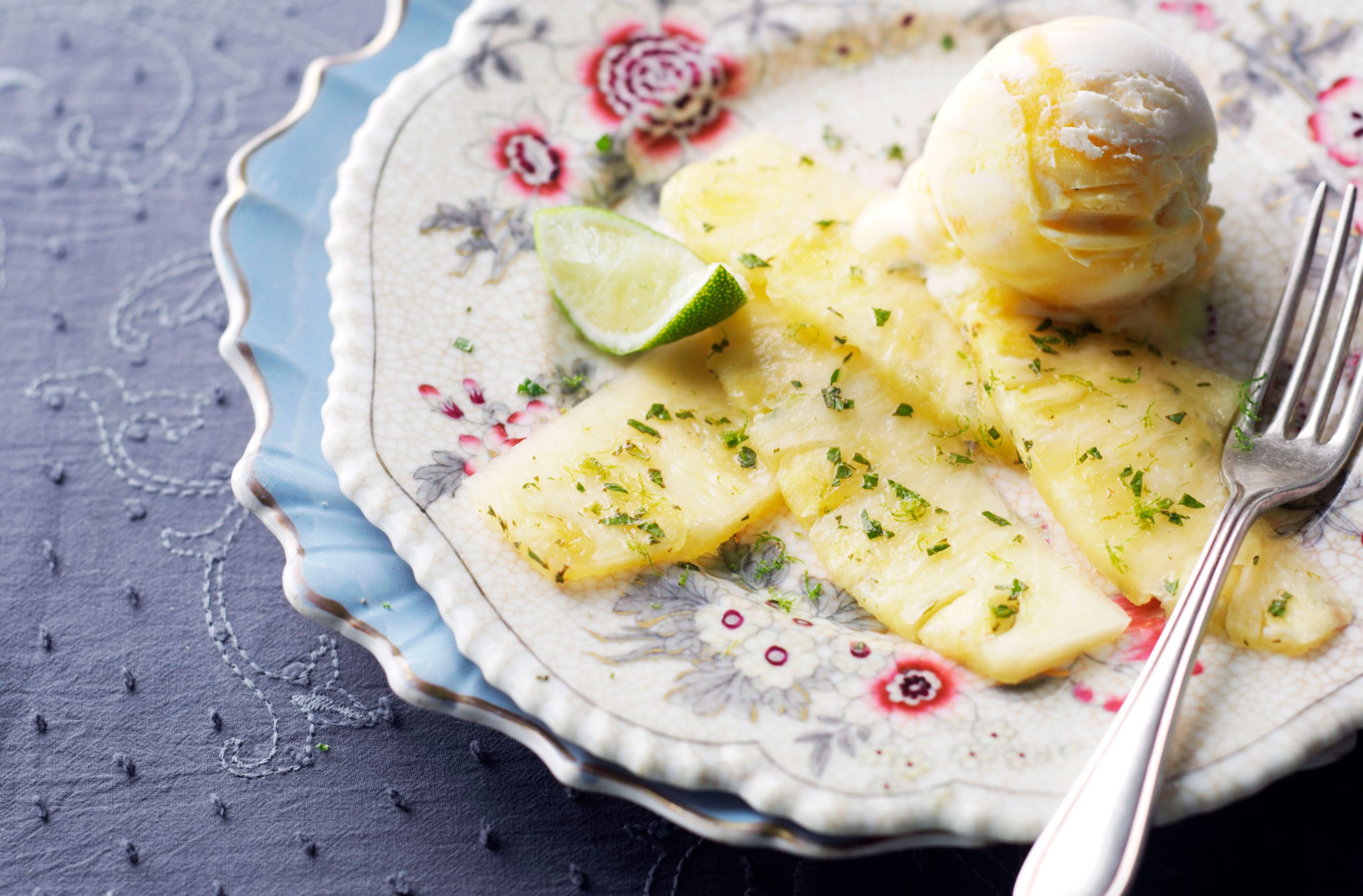 Minty pineapple carpaccio | British Recipes | GoodtoKnow