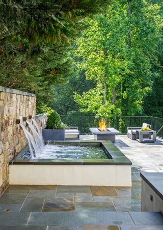 plunge pool in backyard by Richardson & Associates Landscape Architecture