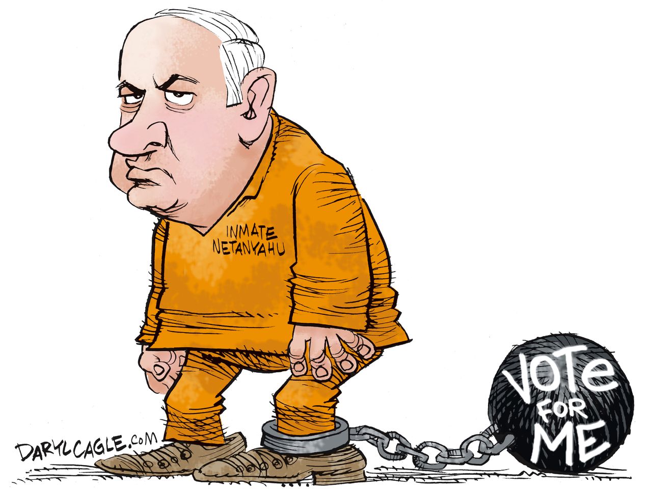 Political Cartoon U.S. Benjamin Netanyahu Israel Prime Minister Election