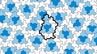 A new 13-sided shape is the first example of an elusive "einstein" — a single shape that can be tiled infinitely without repeating a pattern.