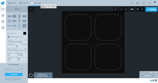 Collage maker tools: Ribbet