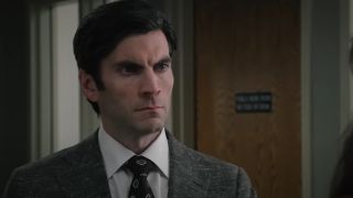 Wes Bentley as Jamie learning he was adopted on Yellowstone.