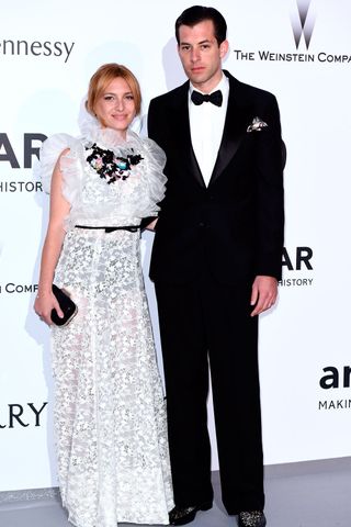 Josephine de la Baume and Mark Ronson at amfAR Gala